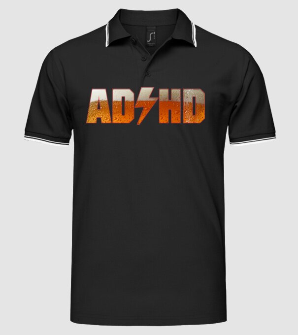 ADHD | ModerneImageArt | MIA minta fekete pólón
